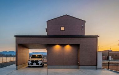 筑波山と暮らすガレージポーチのある2階建て アイキャッチ画像